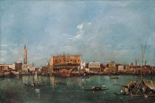 Francesco Guardi Venice from the Bacino di San Marco oil painting picture